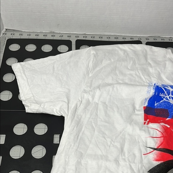 Reebok White Dress with Red and Blue Graphic - Picture 4 of 6